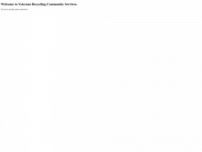 veteransrcs.org snapshot