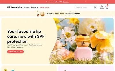honeybalm.co.uk snapshot