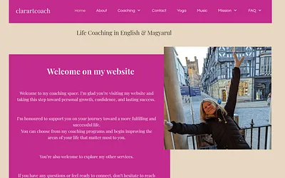 clarartcoach.com snapshot