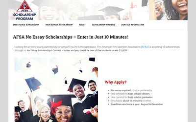 afsascholarship.org snapshot