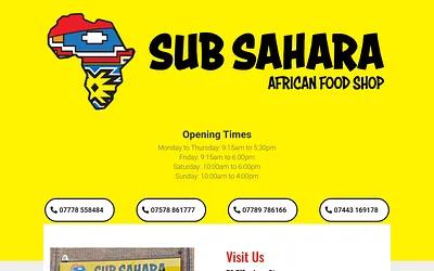 subsahara.co.uk snapshot