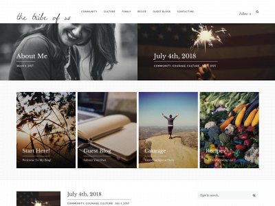 thetribeofus.com snapshot