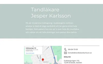 tandlakarekarlsson.se snapshot