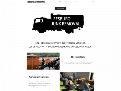 www.leesburgjunkremoval.com snapshot