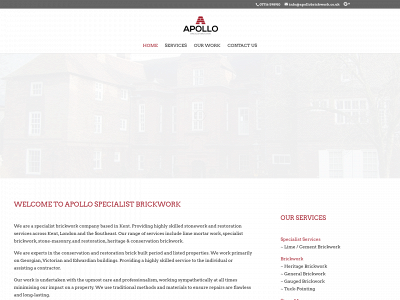 apollobrickwork.co.uk snapshot