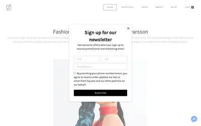 www.lisaivarsson.com snapshot
