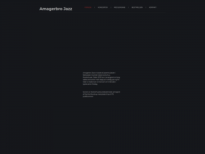 amagerbrojazz.dk snapshot