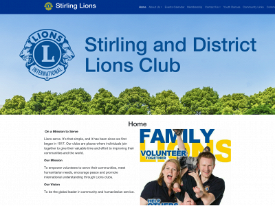 stirlinganddistrictlions.com snapshot