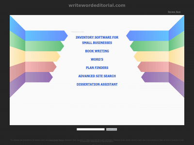 writewordeditorial.com snapshot