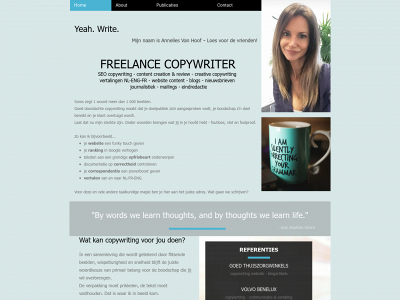 yeahwrite.be snapshot