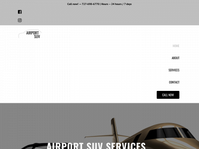 airportsuvfl.com snapshot