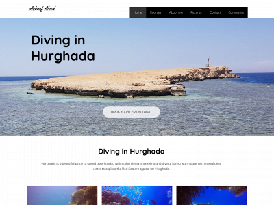 ashraf-diving.com snapshot