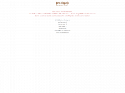brodbeckgmbh.ch snapshot