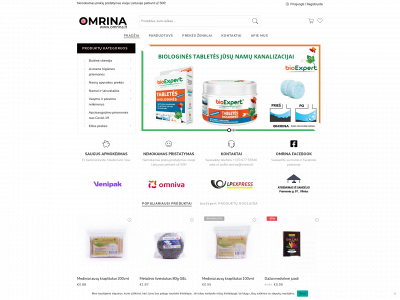 omrina.lt snapshot