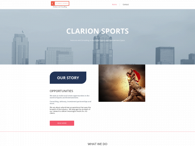 clarion-sports.com snapshot