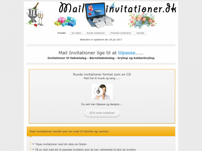 mail-invitationer.dk snapshot