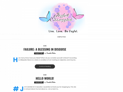 joyfulstruggles.com snapshot
