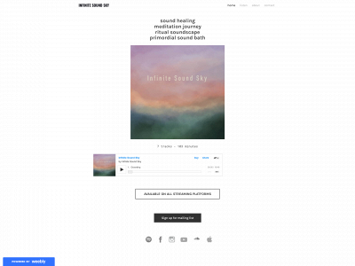 www.infinitesoundsky.com snapshot