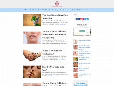 thecoldsoredoctor.com snapshot