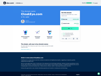 cloakeye.com snapshot