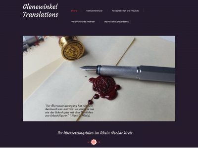 www.glenewinkeltranslations.de snapshot
