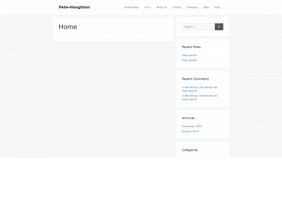 pete-houghton.co.uk snapshot