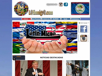 latinmigra.com snapshot