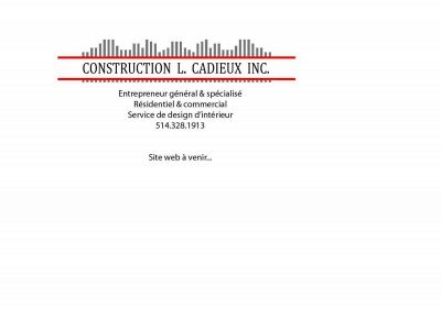 constructionlcadieux.com snapshot