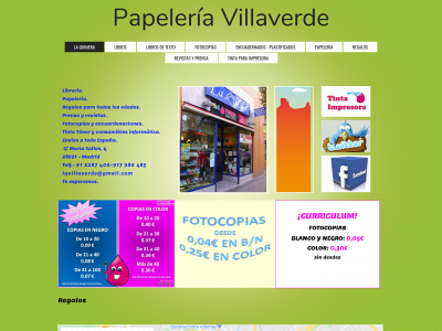 papeleriavillaverde.es snapshot