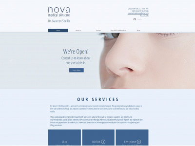 novamedicalskincare.com snapshot