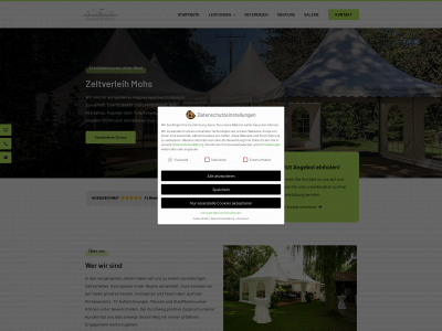 muensterlandzelte.de snapshot