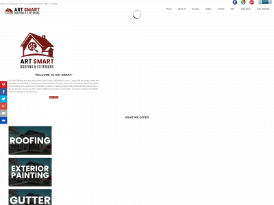 artsmartroofing.com snapshot