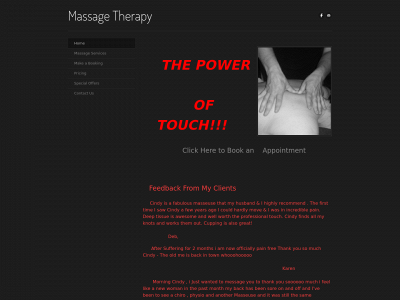 healthandwellbeingmassage.com snapshot