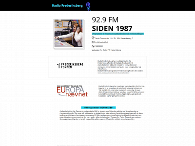 radioftff.dk snapshot