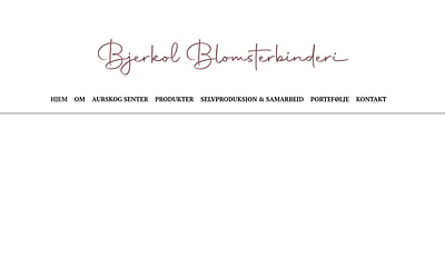 bjerkolblomsterbinderi.no snapshot