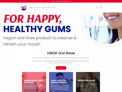 vinceoralrinse.com snapshot