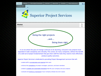 spsframeworks.com snapshot