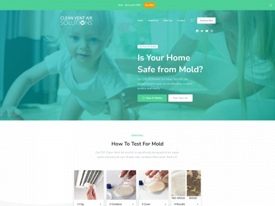 cleanventair.com snapshot