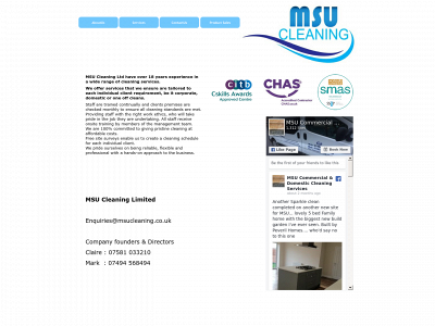 msucleaning.co.uk snapshot