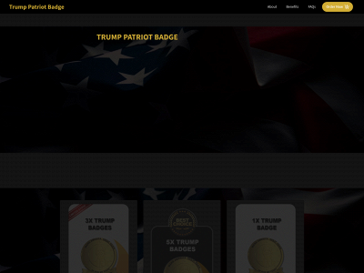 trump-patriotbadge.org snapshot
