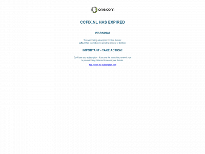 ccfix.nl snapshot