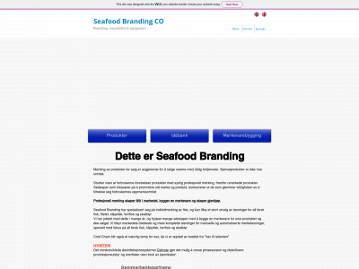 seafoodbranding.no snapshot