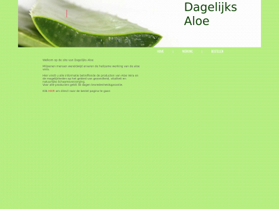 dagelijks-aloe.nl snapshot