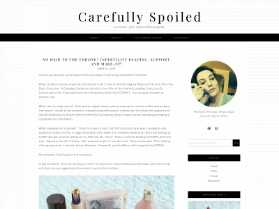 carefullyspoiled.com snapshot