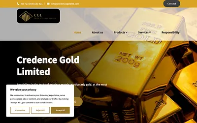 credencegoldltd.com snapshot