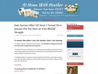 athomewithheather.com snapshot