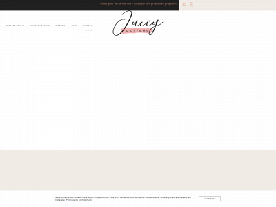 juicy-letters.be snapshot