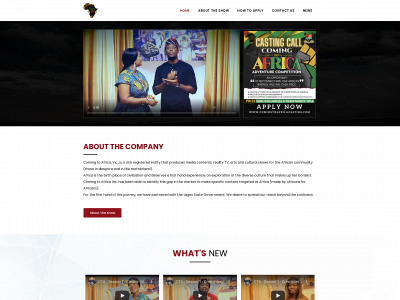 comingtoafrica.com snapshot