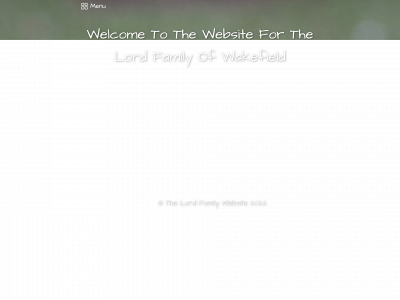 thelordfamily.org snapshot