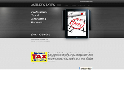 ashleystaxes.com snapshot